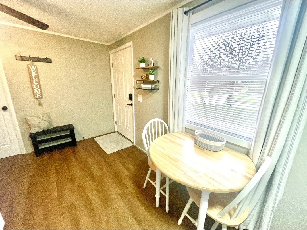 Unit 1 - Dining area by the window
